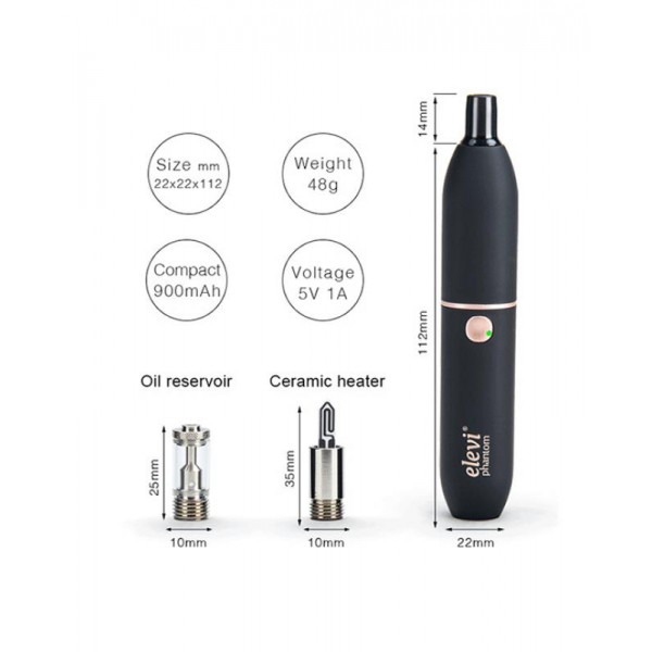 Elevi Phantom 900mAh Dry Herb Oil Vape Pen