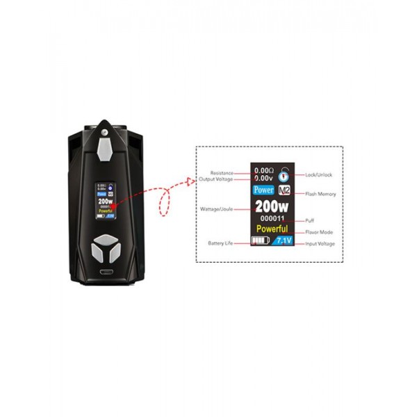 Pioneer4you IPV Xyanide 200W TC Mod Kit