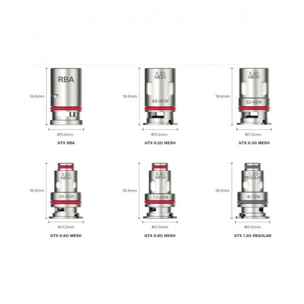 Vaporesso GTX Replacement Coils